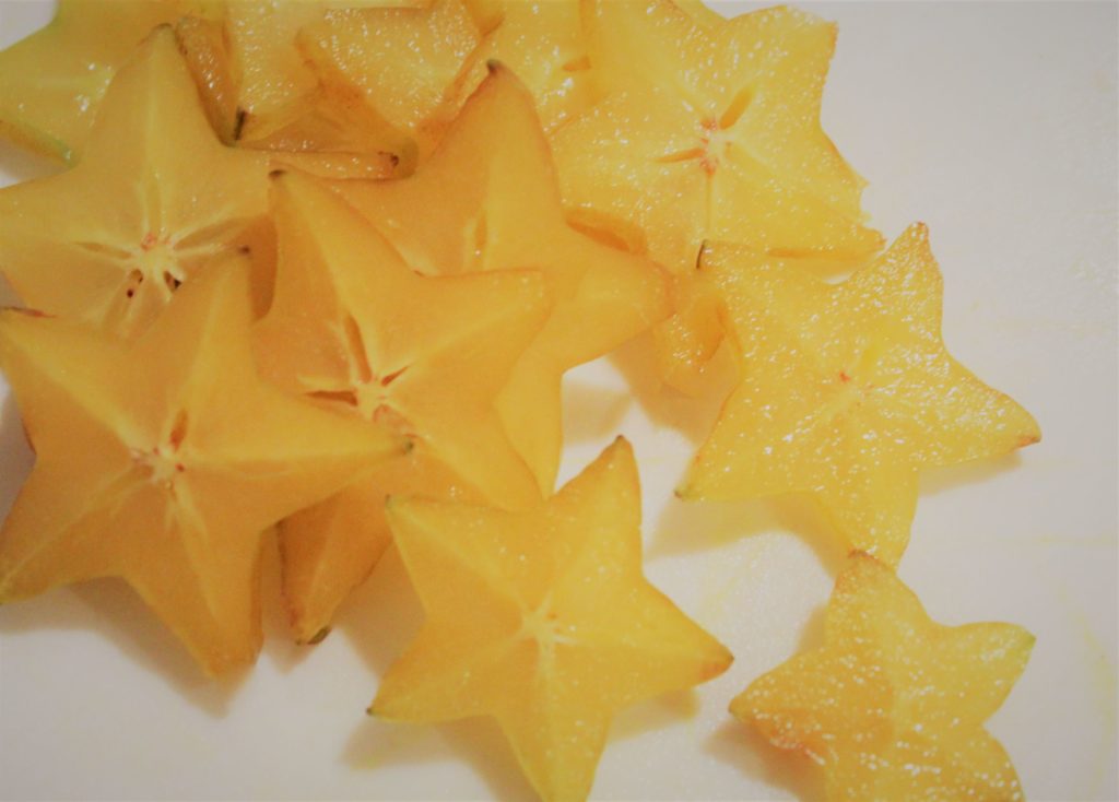 star fruit slices for sangria